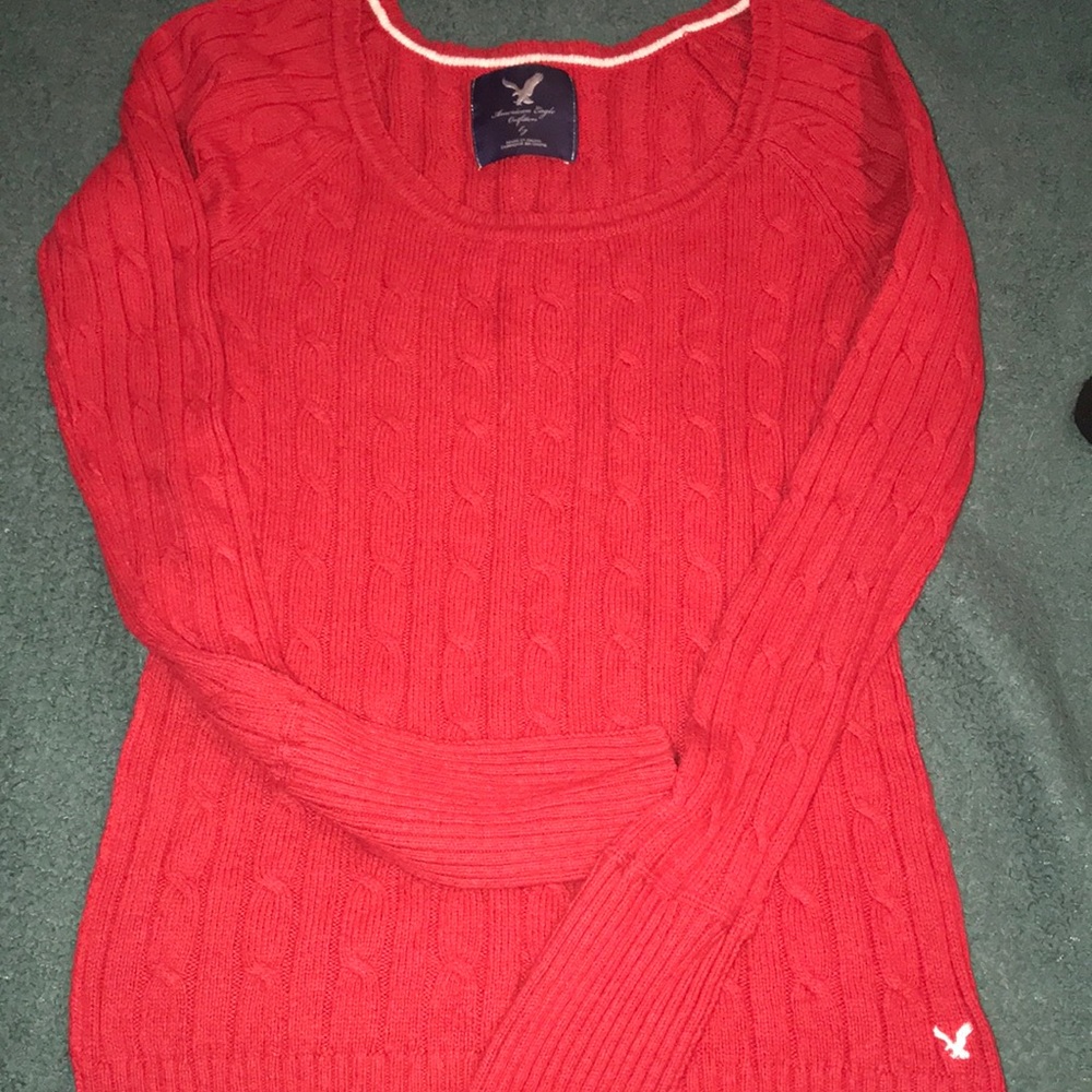 Ladies American Eagle cable sweater